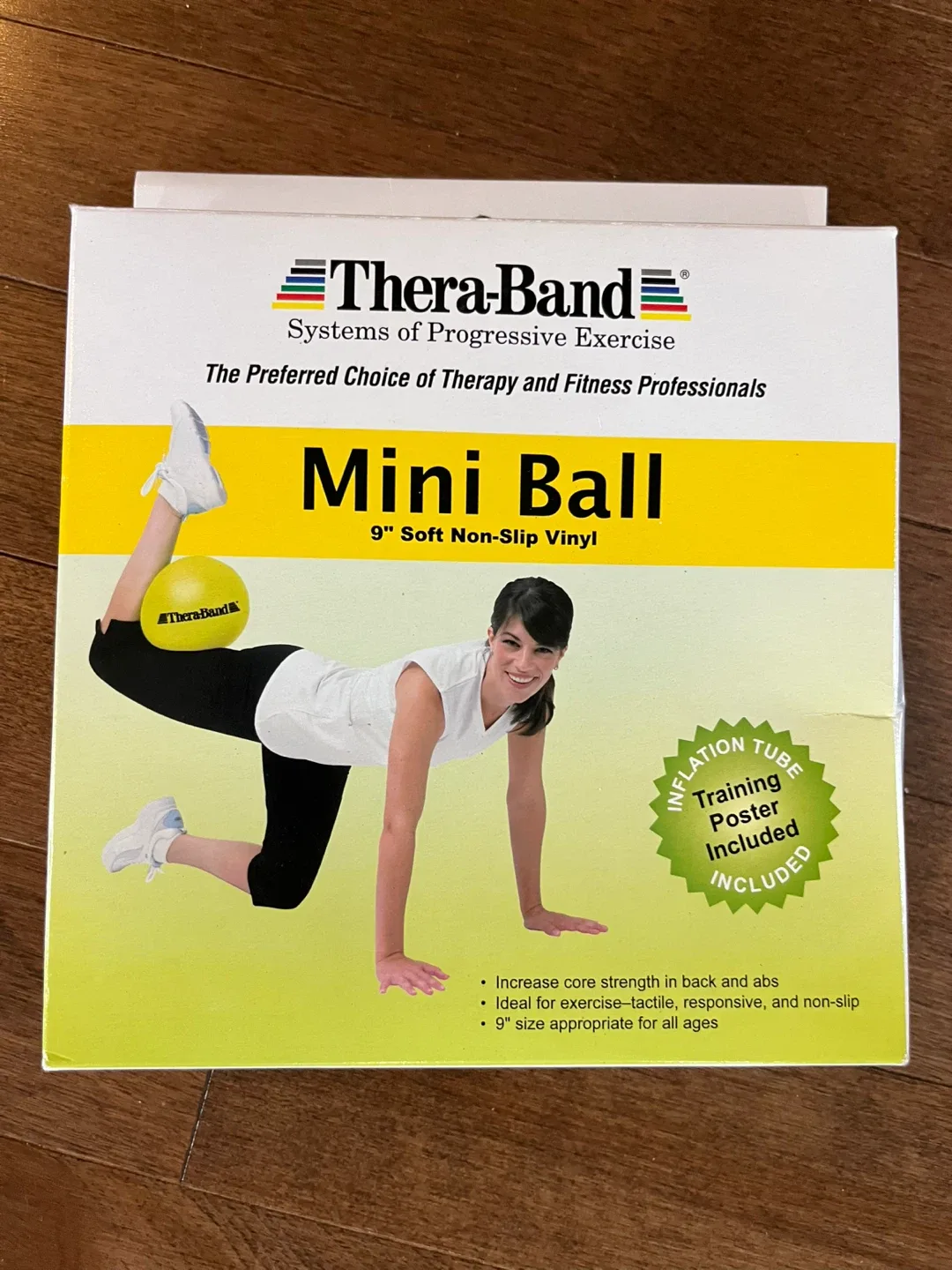 Thera-Band Mini Ball - 9" Soft Non-Slip Vinyl