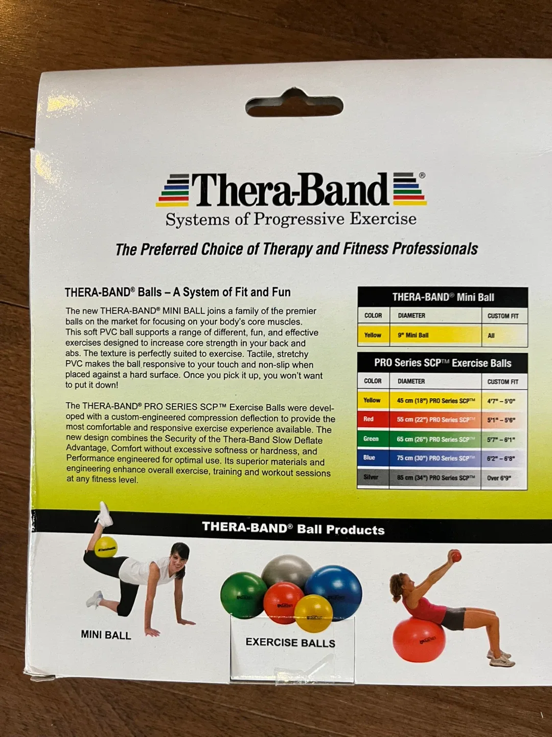 Thera-Band Mini Ball - 9" Soft Non-Slip Vinyl image indicator(2)