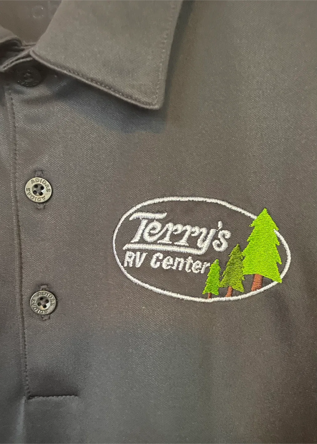 4 Adidas Black Golf Polo Shirt - Men’s Size Large. image indicator(5)