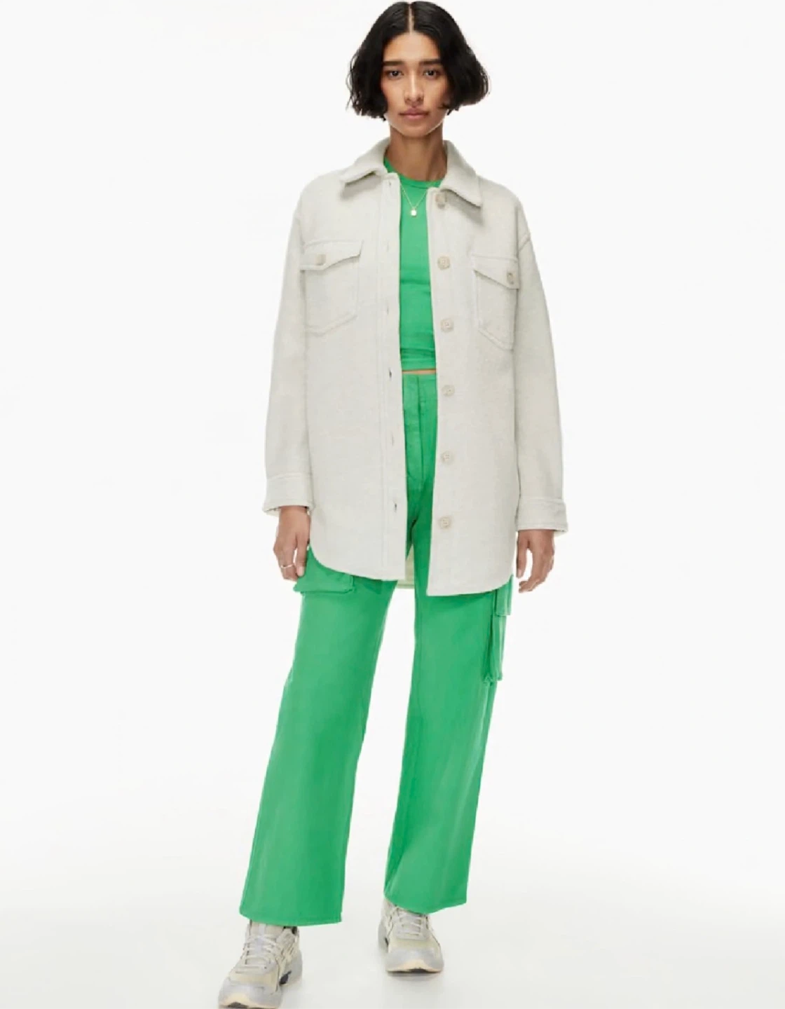 Aritzia Wilfred Free Shirt Jacket