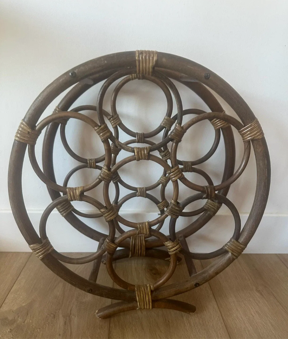 Rattan Wine Rack image indicator(2)