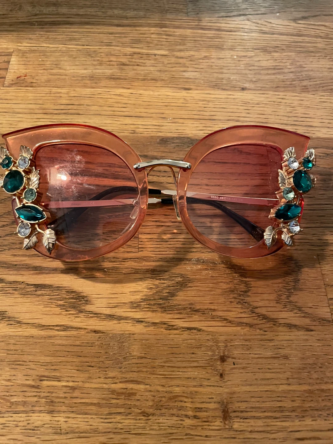 Rhinestone Embellished Sunglasses