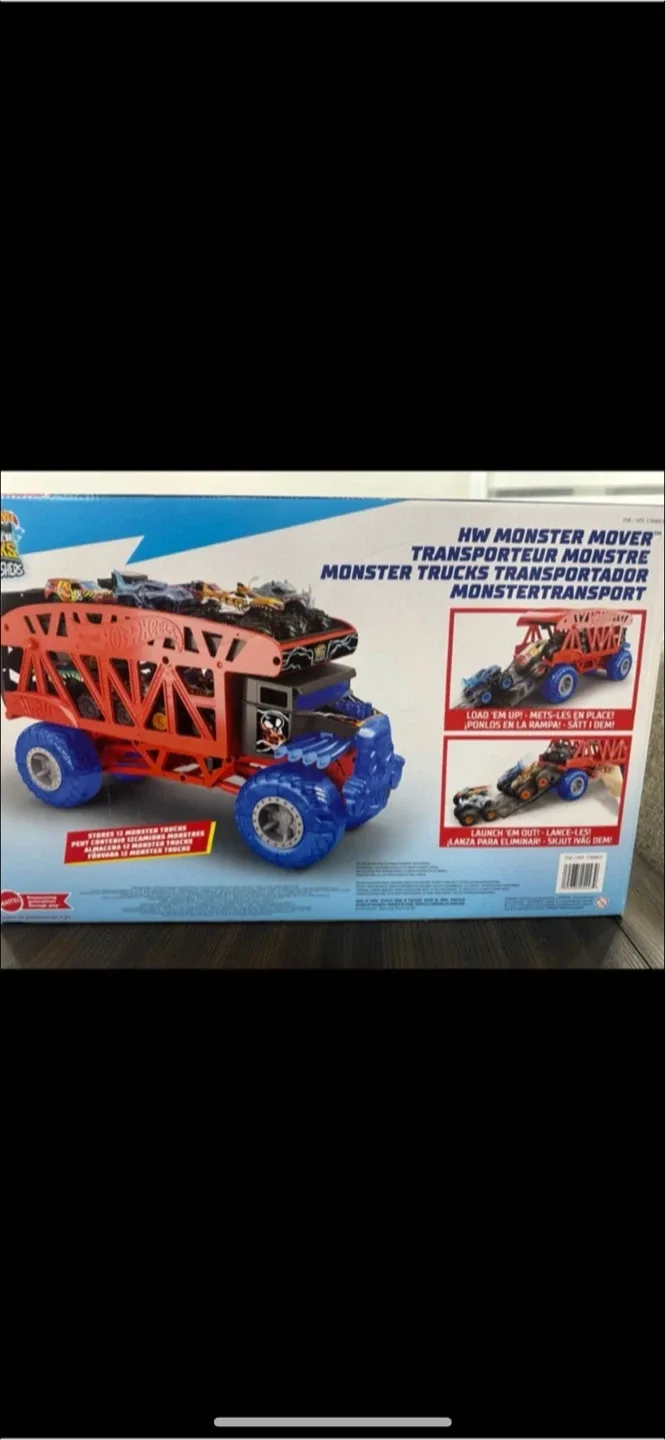 New  Hot Wheels Monster Trucks Power Smashers Monster Mover image indicator(2)