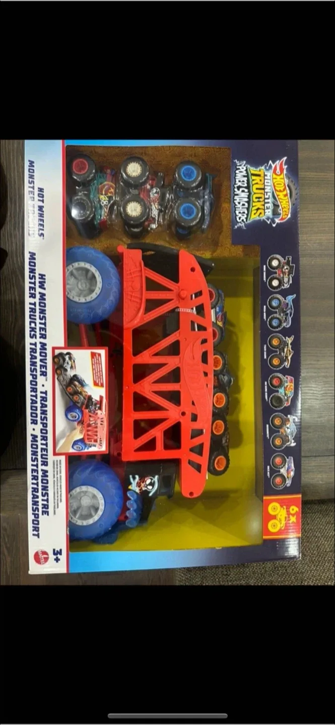 New  Hot Wheels Monster Trucks Power Smashers Monster Mover image indicator(3)