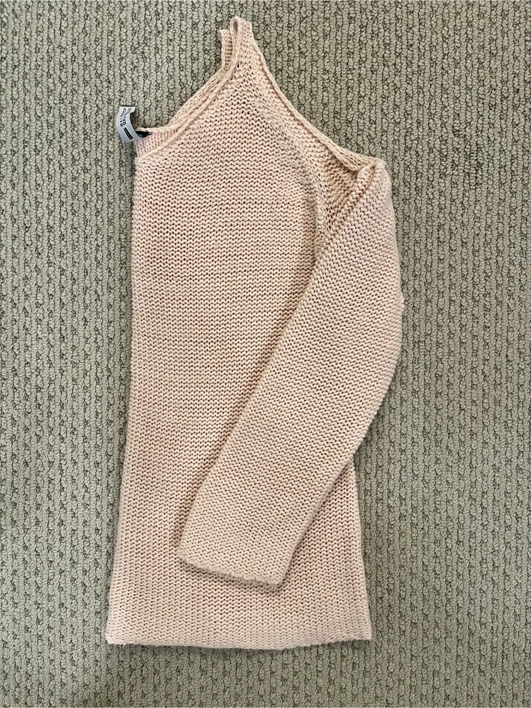 Pink crochet sweater