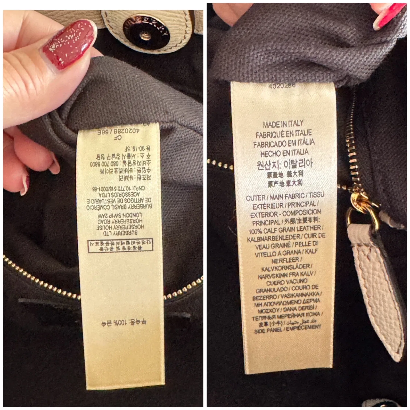 Burberry House Check Fabric Tote Bag image indicator(5)