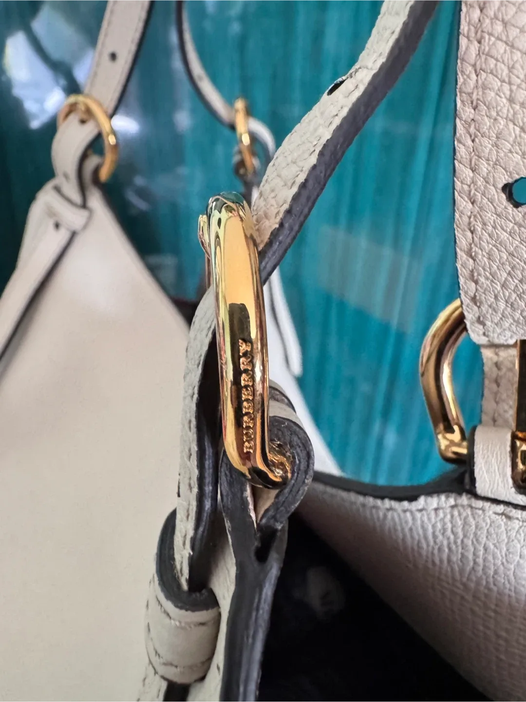 Burberry House Check Fabric Tote Bag image indicator(8)