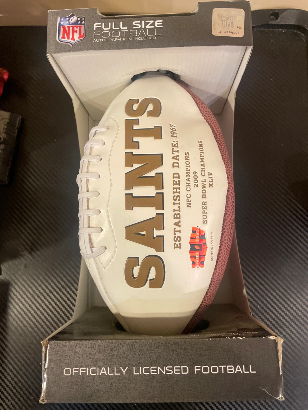 NFL Saints Full Size Football