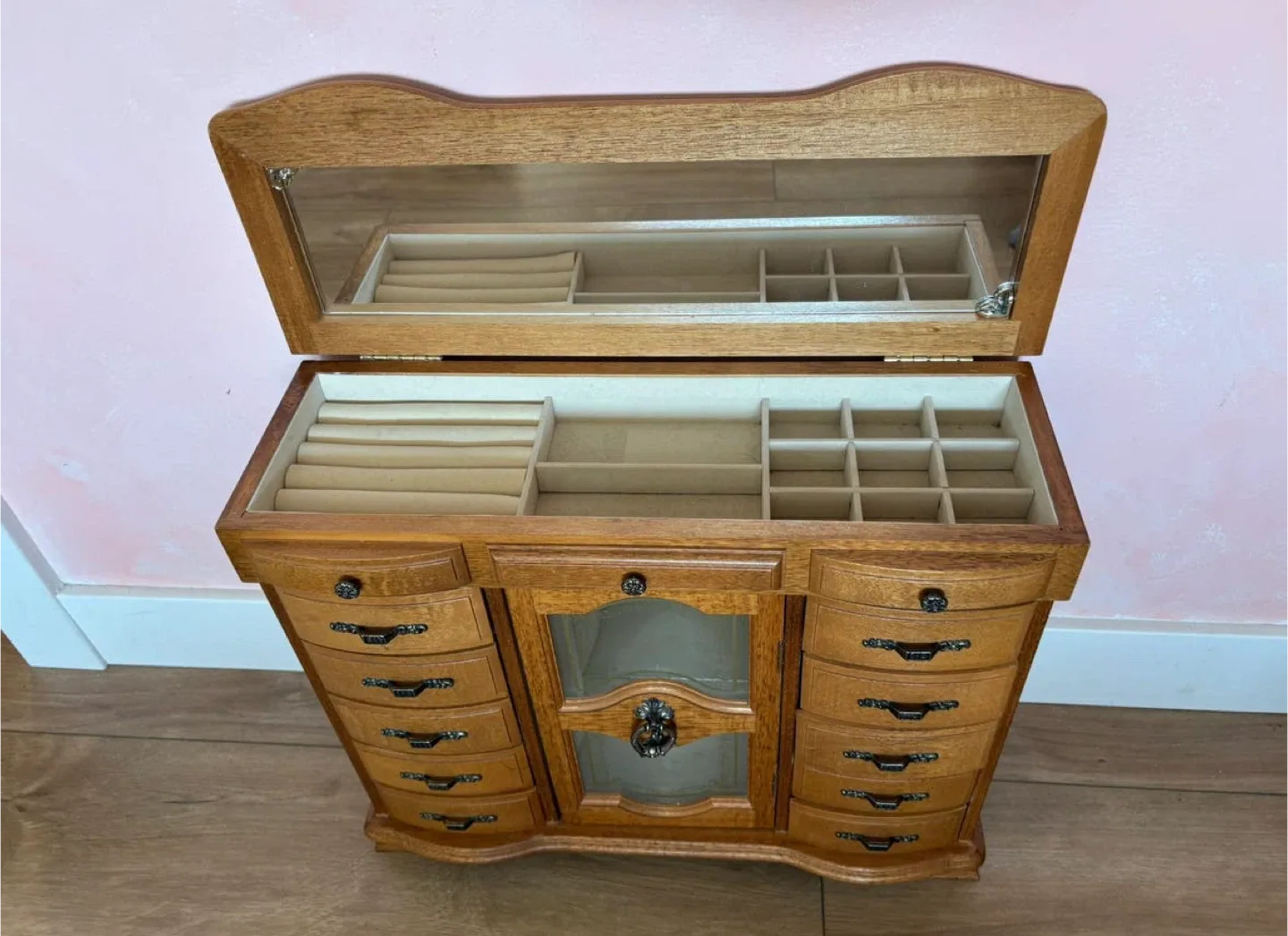 Wooden Jewelry Box Cabinet image indicator(2)