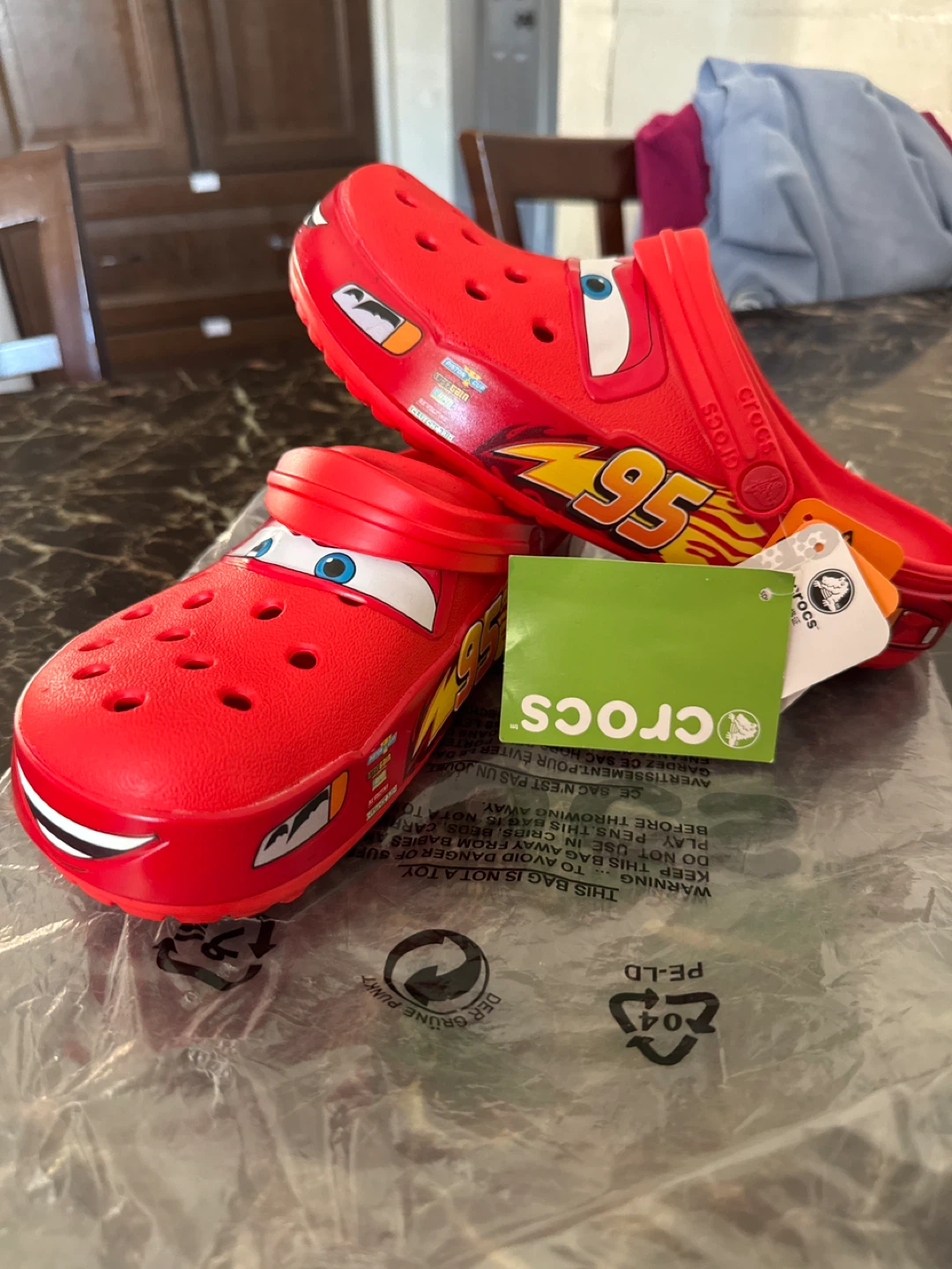 Crocs Kids' Disney Pixar Cars Clog - Size 11