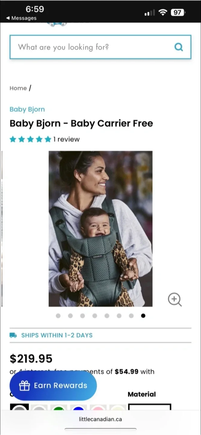 Baby Bjorn Baby Carrier Free - Anthracite image indicator(6)