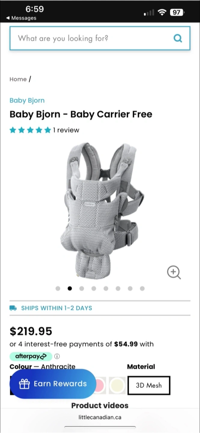 Baby Bjorn Baby Carrier Free - Anthracite