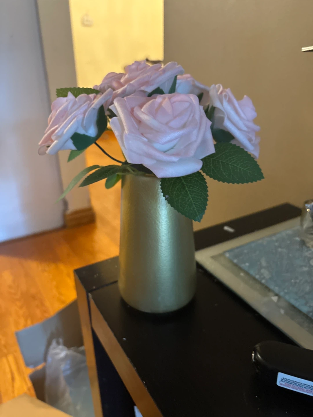 Artificial Pink Rose Bouquet
