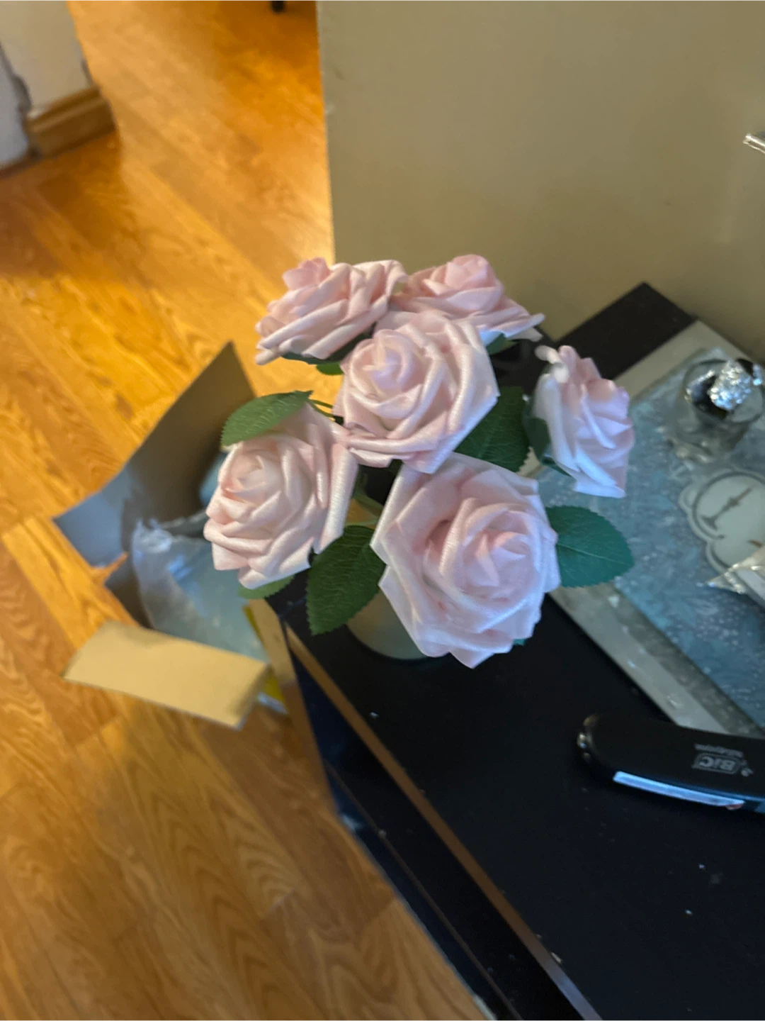 Artificial Pink Rose Bouquet - photo 2