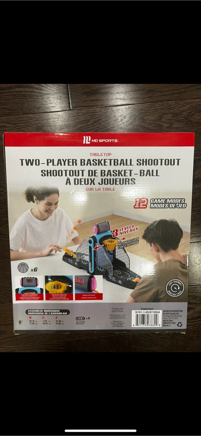 New MD Sports Tabletop Basketball Shootout