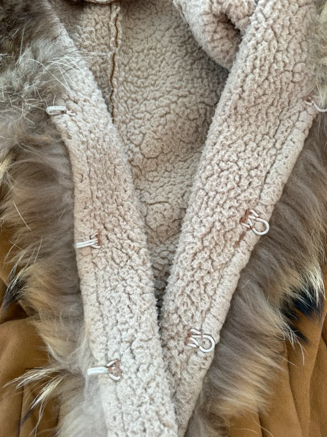 Honey Bunch Brown Fur Trimmed Coat image indicator(5)