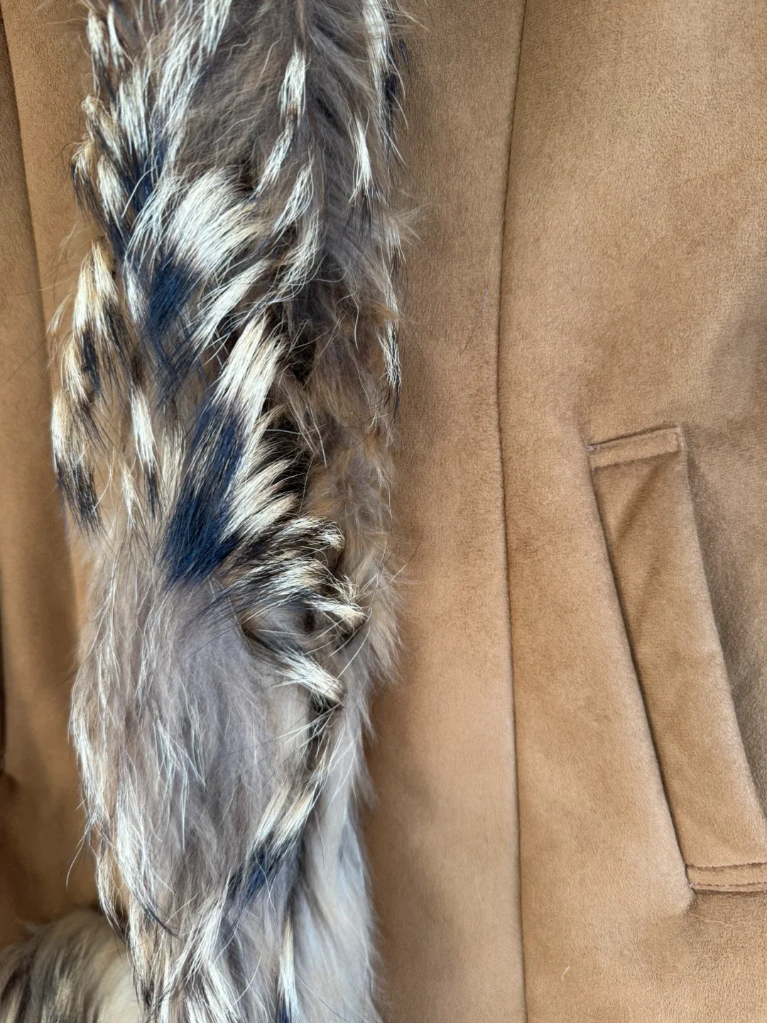 Honey Bunch Brown Fur Trimmed Coat image indicator(3)