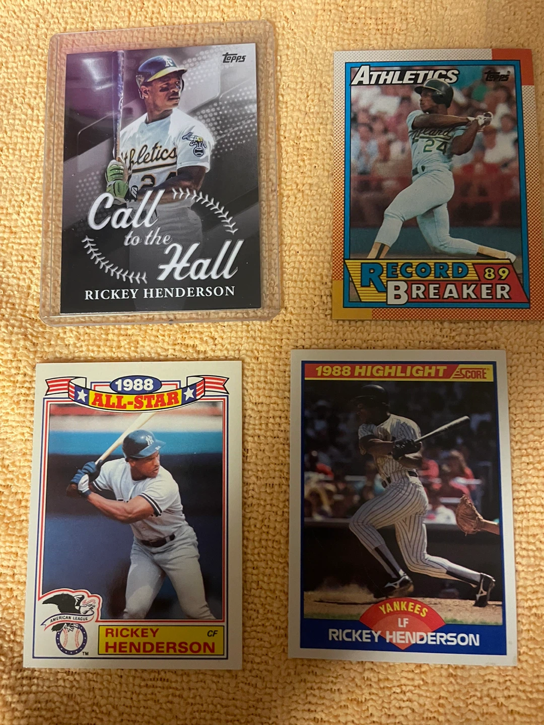 Rickey Henderson Baseball Cards - Topps, Score - photo 2