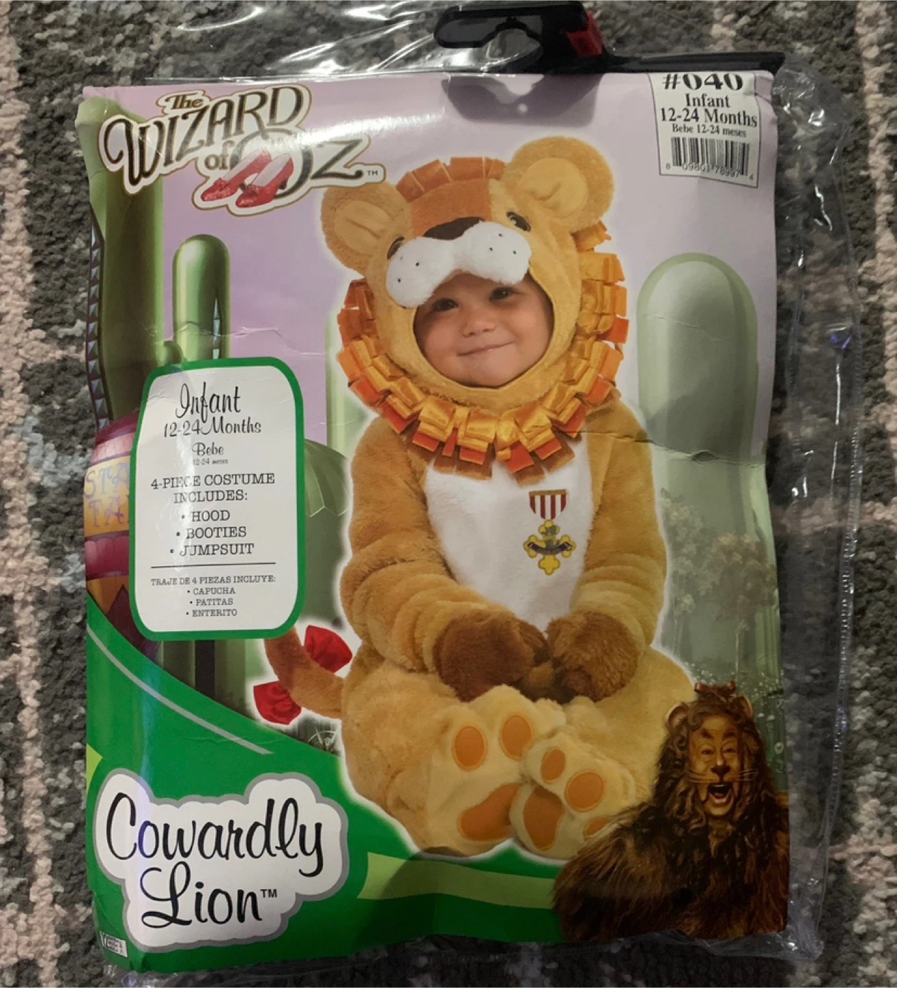 Wizard of Oz Cowardly Lion Costume (12-24 Months) - photo 4