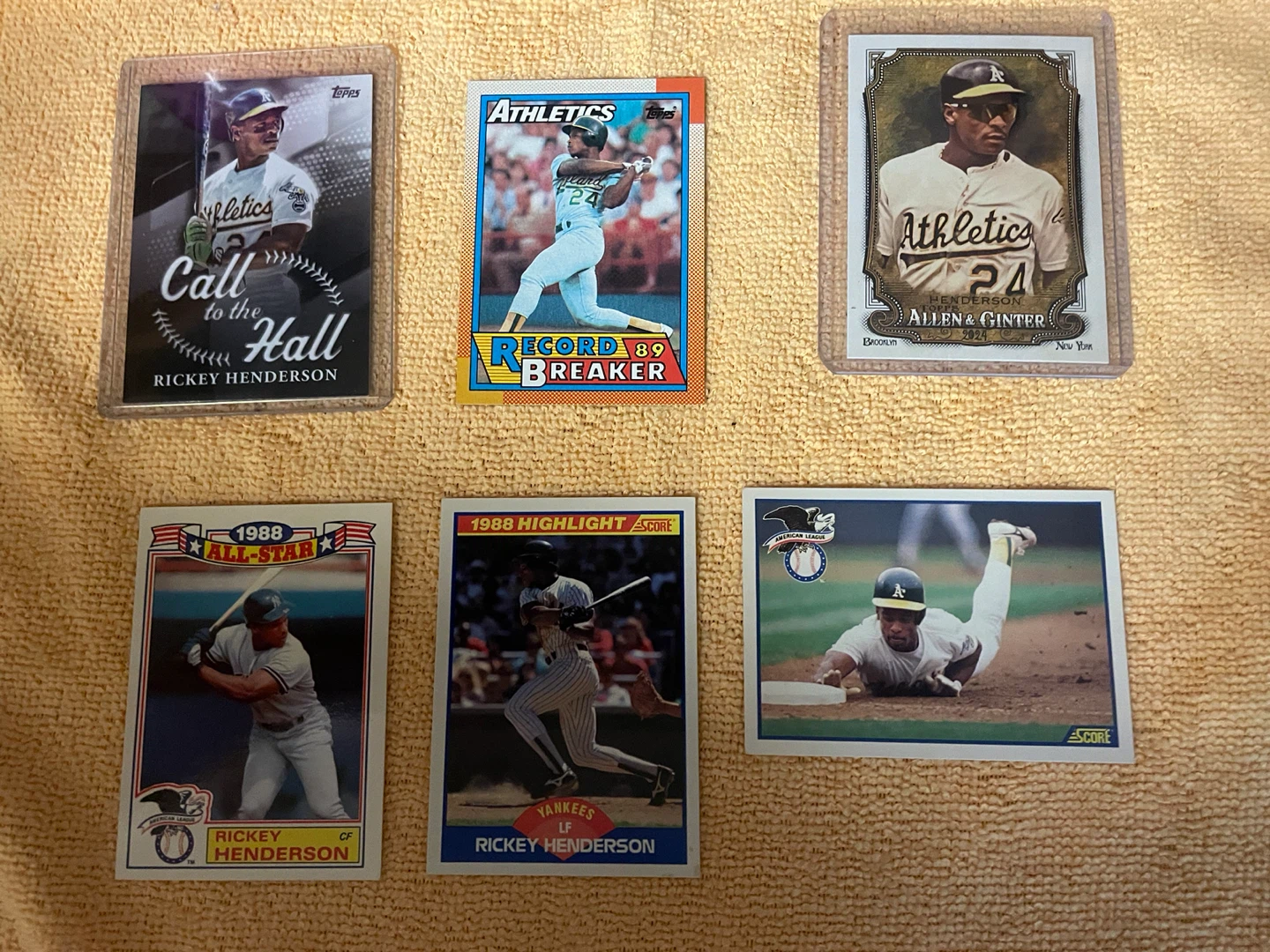 Rickey Henderson Baseball Cards - Topps, Score - photo 3