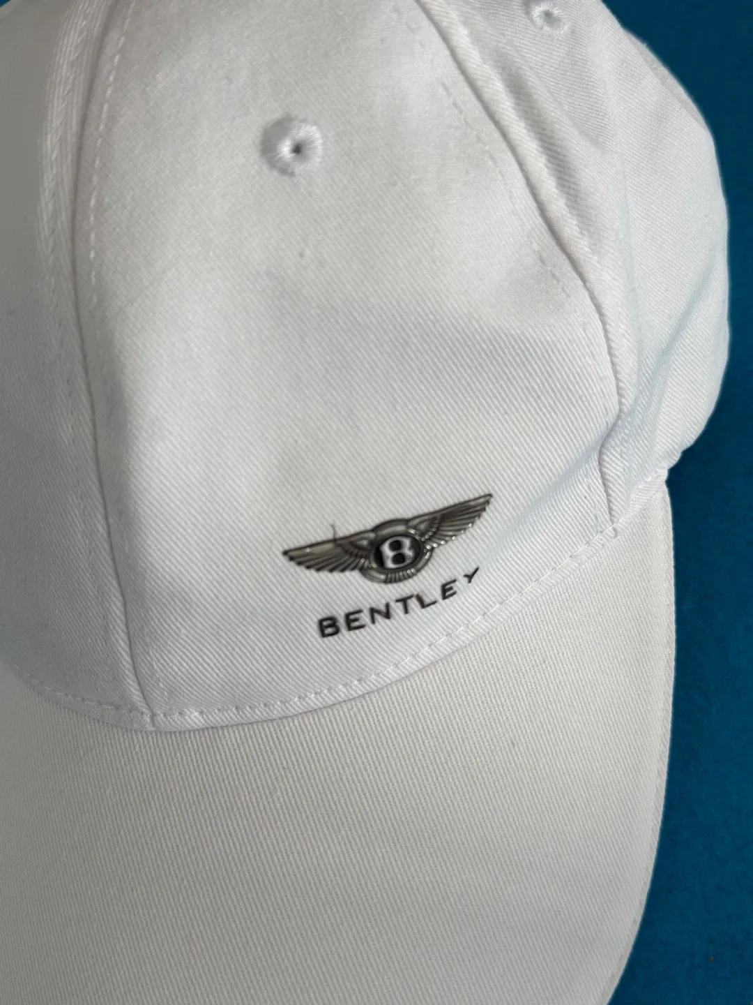 Bentley White Baseball Cap image indicator(2)