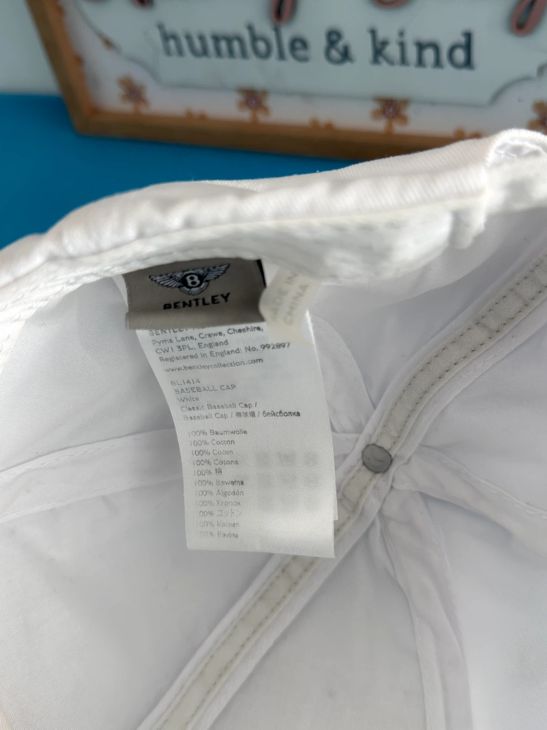 Bentley White Baseball Cap - photo 4