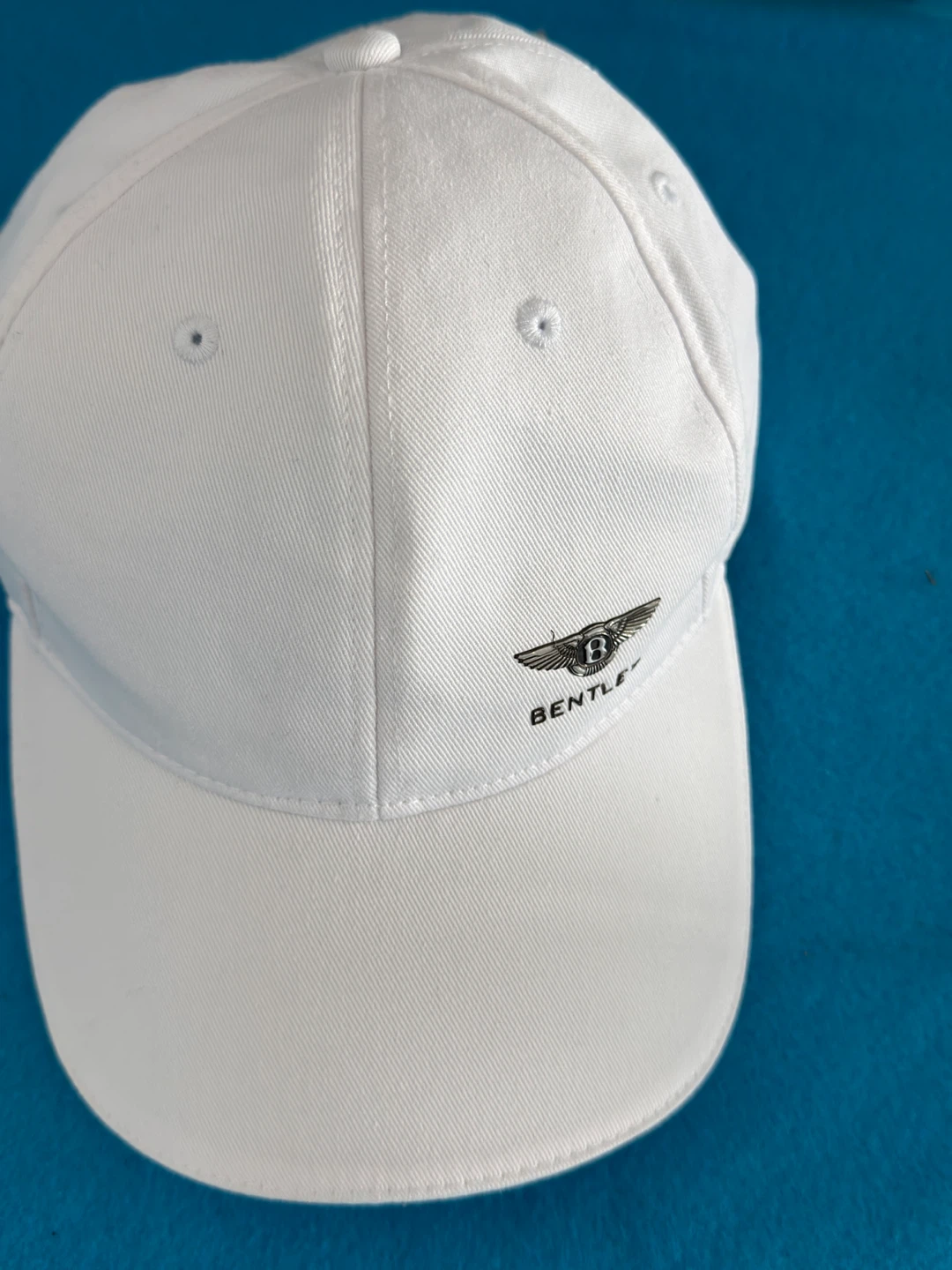 Bentley White Baseball Cap