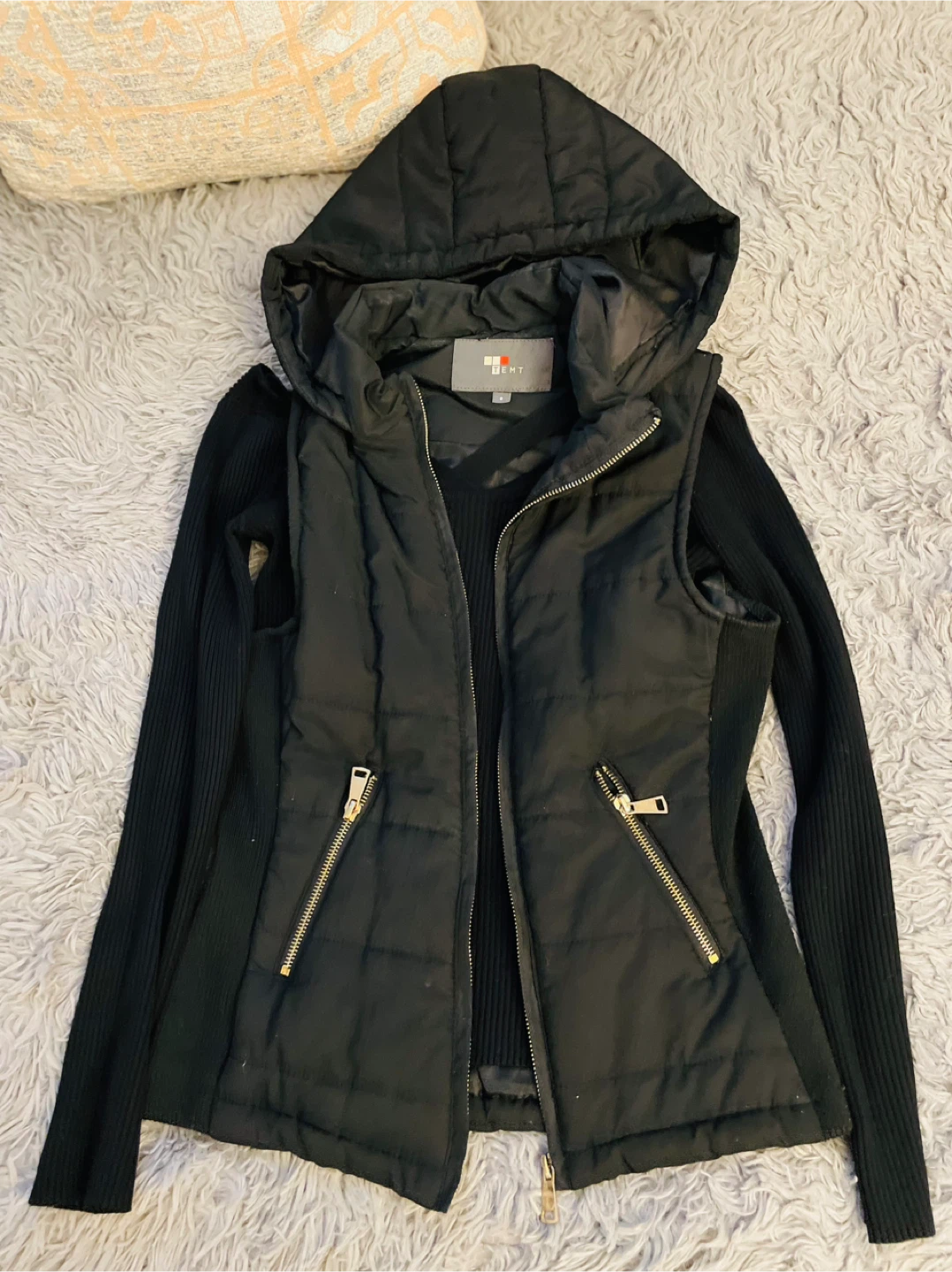 TEMT Hooded Puffer Vest - photo 4