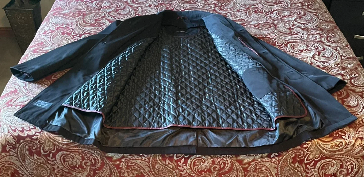 Kenneth Cole New York Black Coat - Men’s Size Large. image indicator(3)