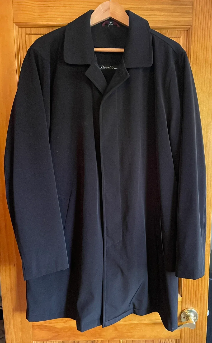 Kenneth Cole New York Black Coat - Men’s Size Large. thumbnail