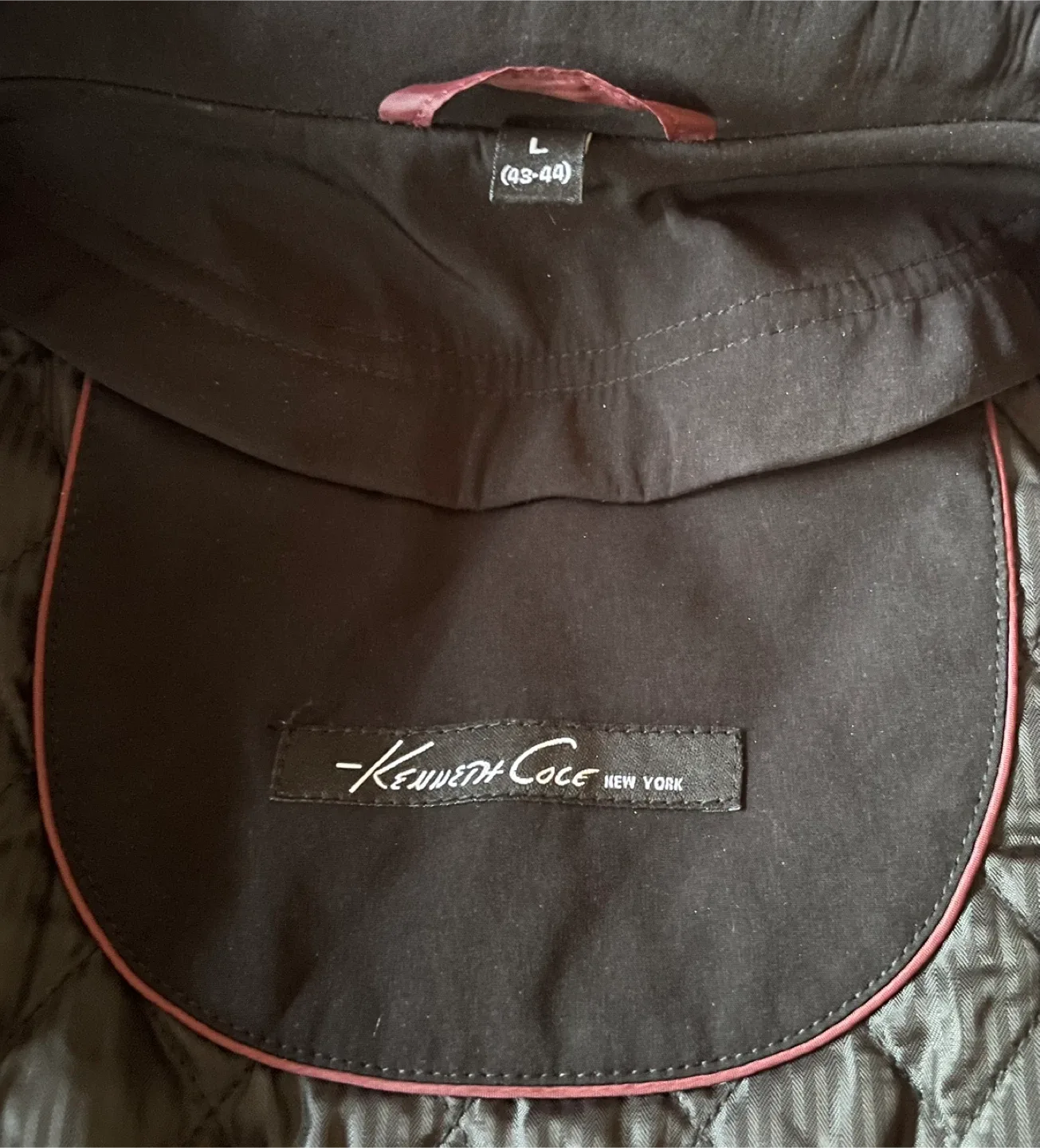 Kenneth Cole New York Black Coat - Men’s Size Large. image indicator(5)
