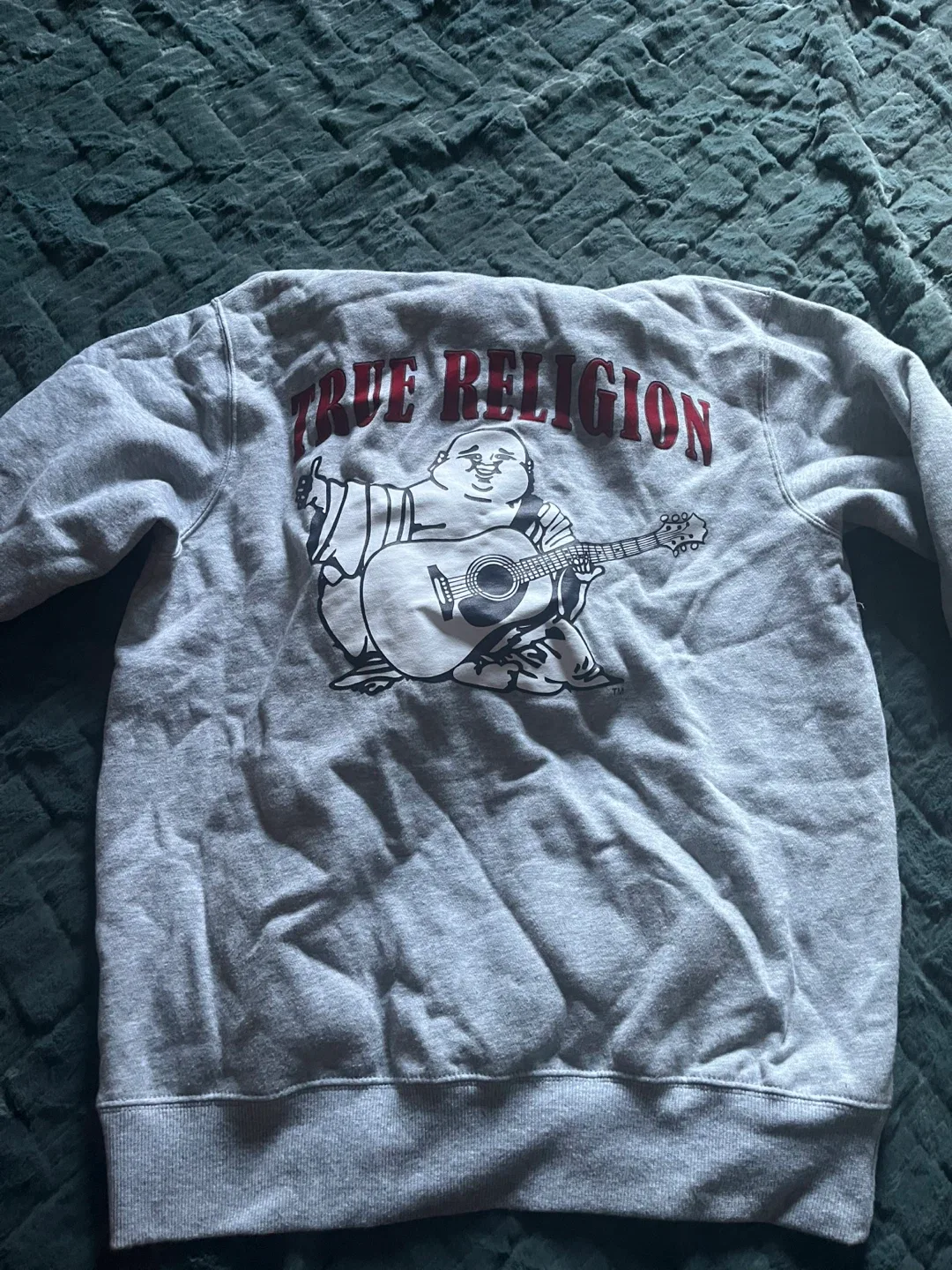 True Religion Grey Hoodie image indicator(2)