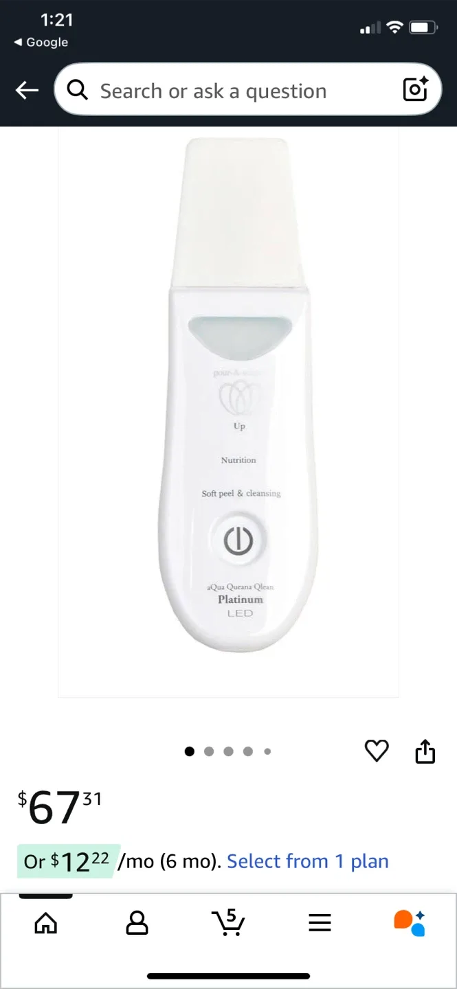 aQua Qucana Qlean Platinum S II Facial Cleansing Device image indicator(5)