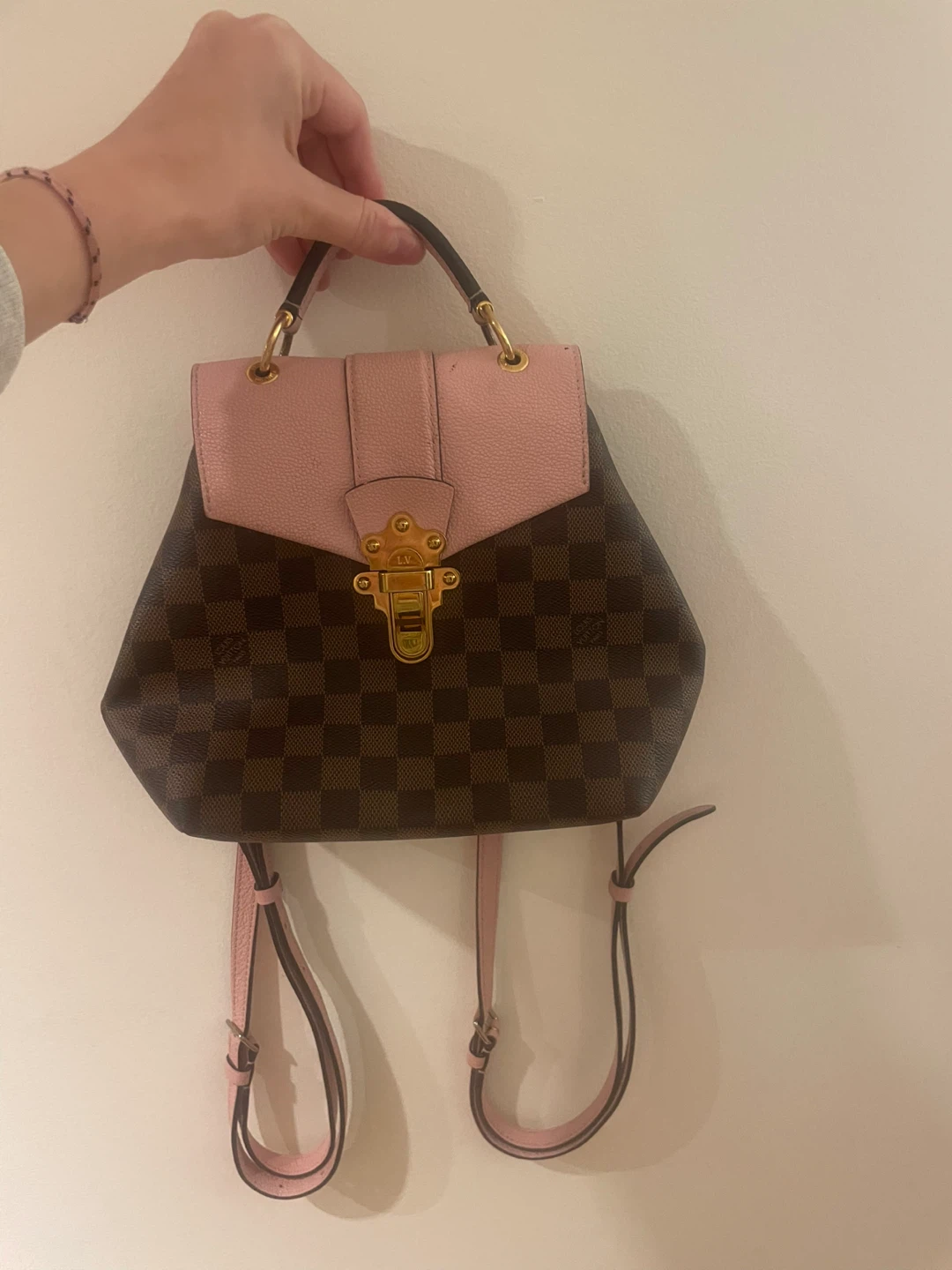 Louis Vuitton Lockme Backpack Mini Pink