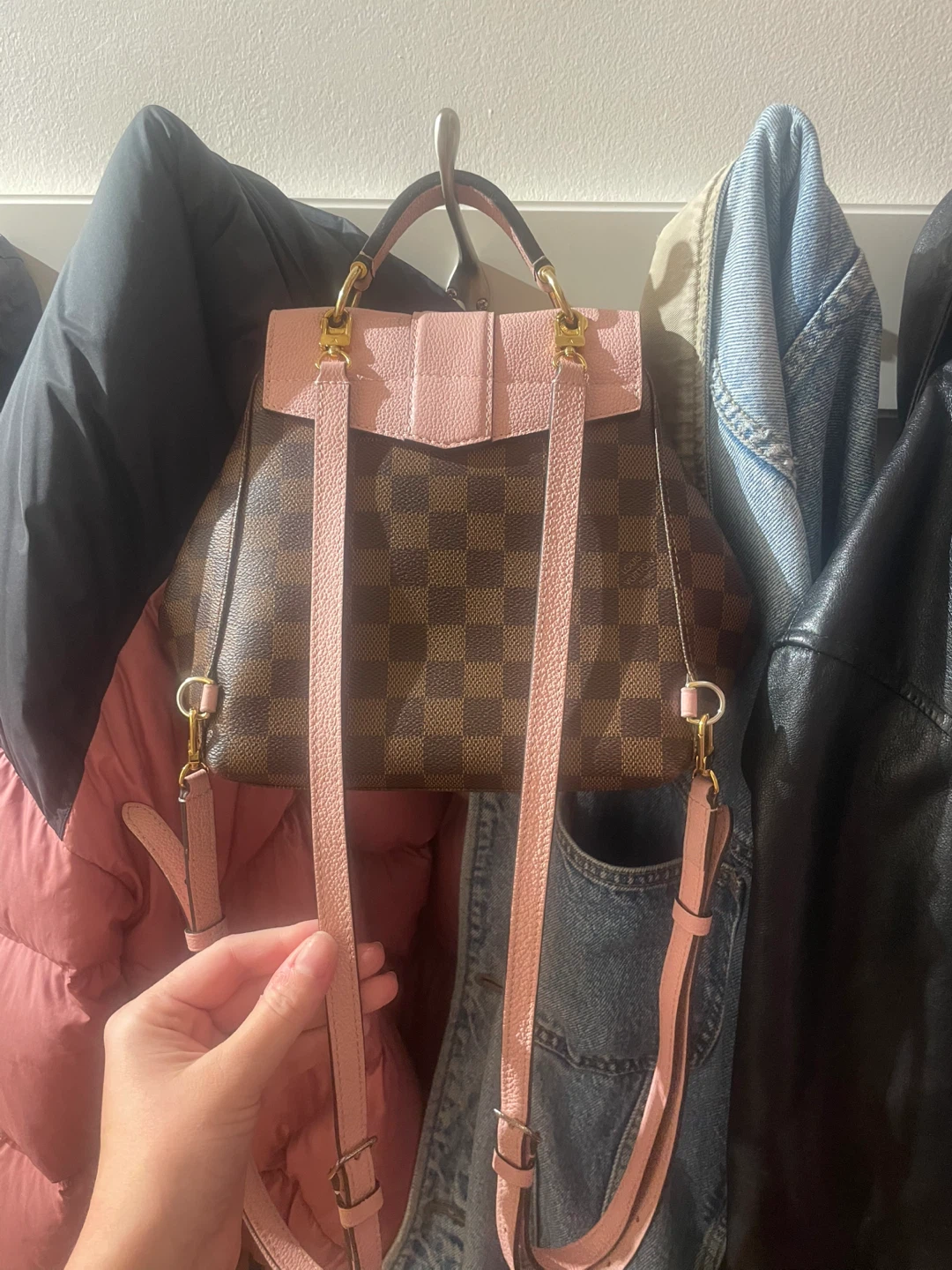 Louis Vuitton Lockme Backpack Mini Pink - photo 3