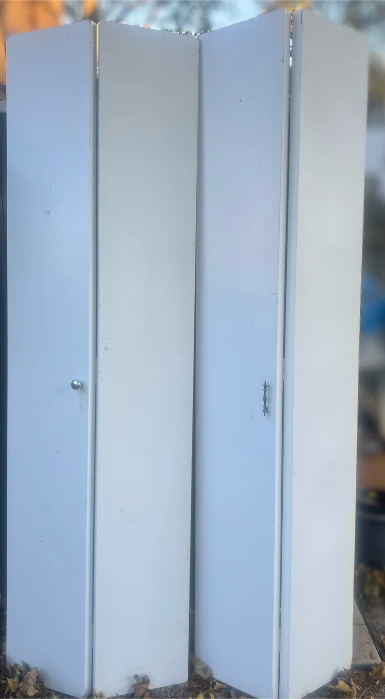 2 White Folding Room Dividers – Must Go! | $5 each/$8 for both