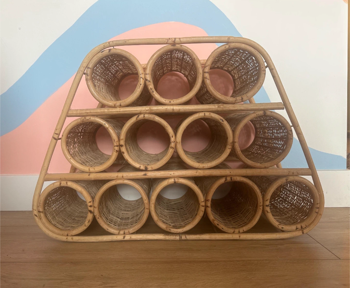 Rattan Wine Rack