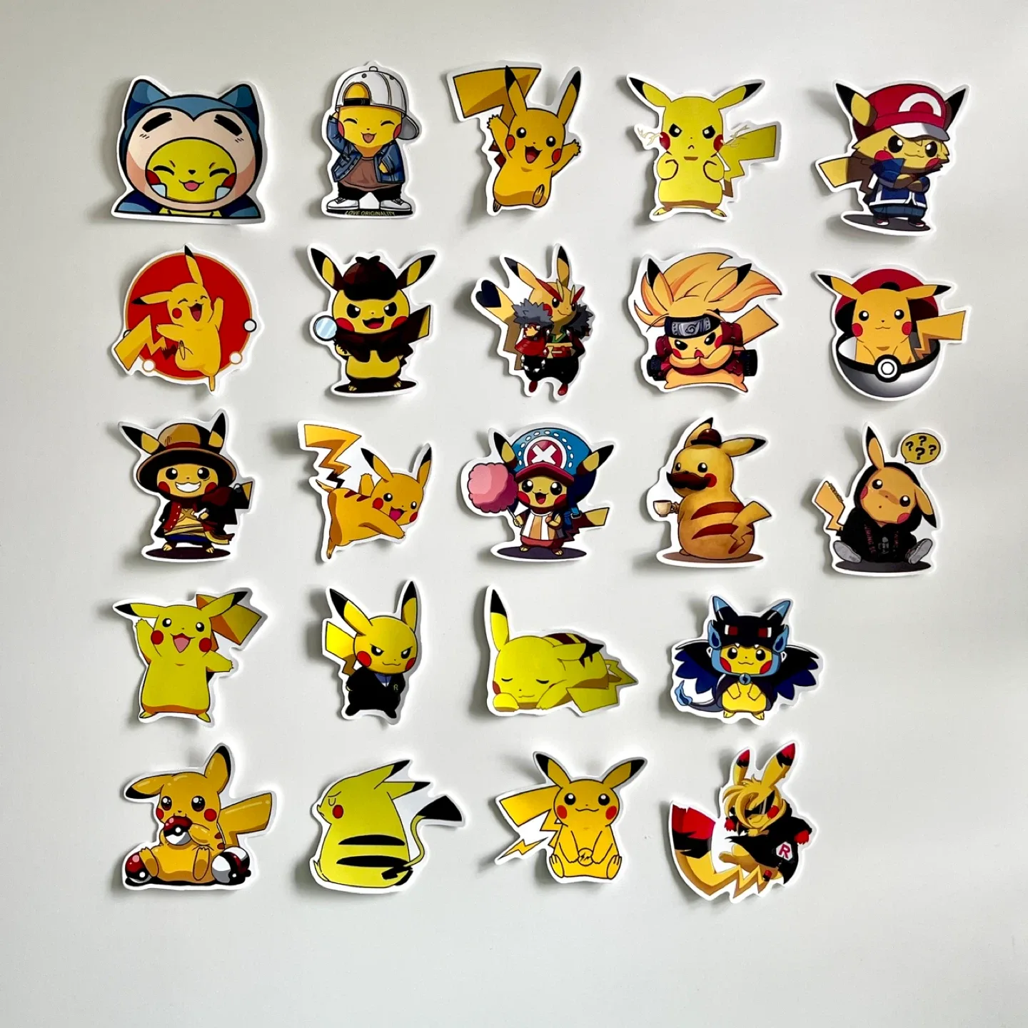 Pack of 23 Cute Pikachu Stickers •1• image indicator(5)