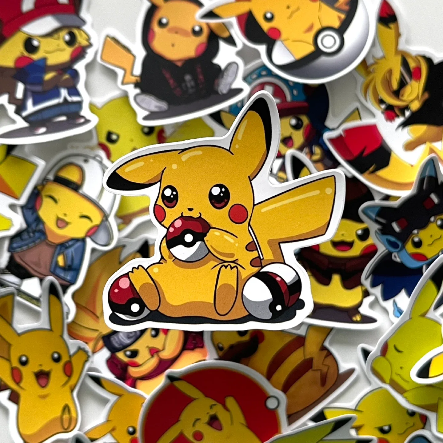 Pack of 23 Cute Pikachu Stickers •1• image indicator(2)