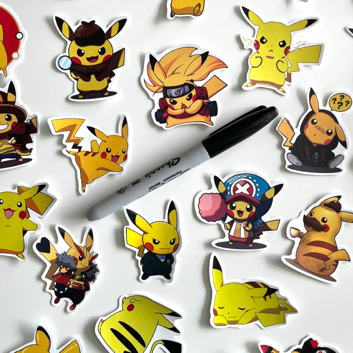 Pack of 23 Cute Pikachu Stickers •1• - photo 4