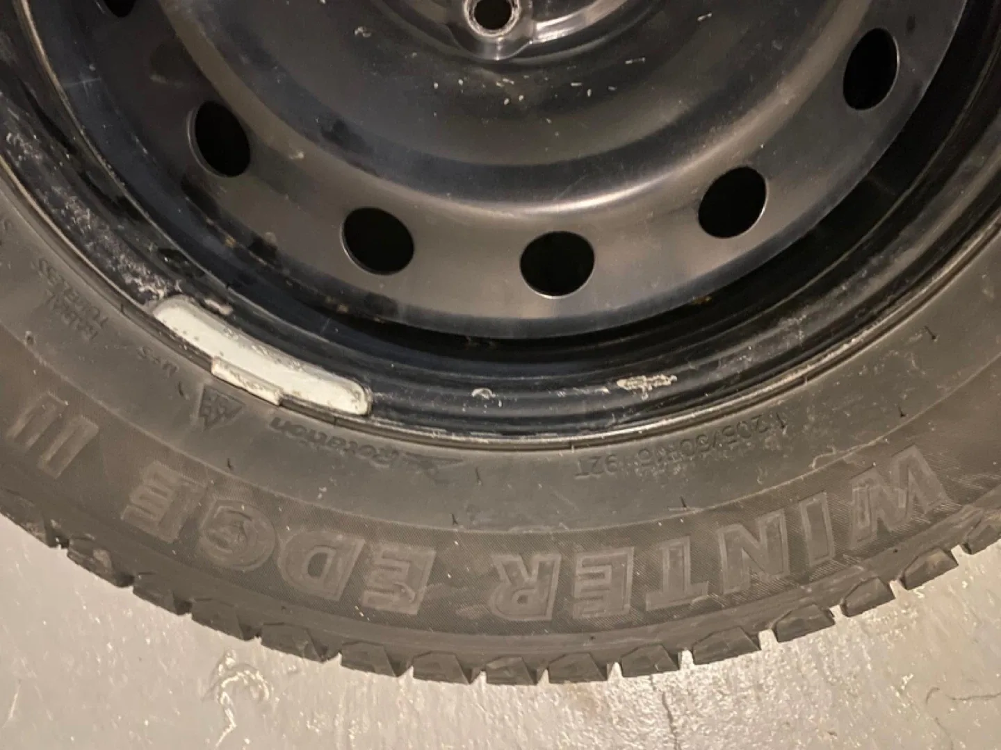 A set of Four Motormaster Hankook Winter Tires on Rims image indicator(7)