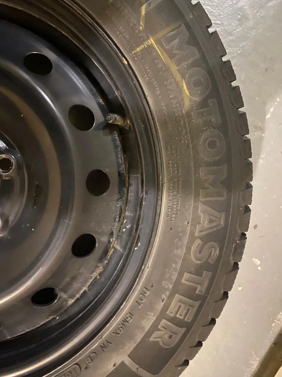 A set of Four Motormaster Hankook Winter Tires on Rims image indicator(9)