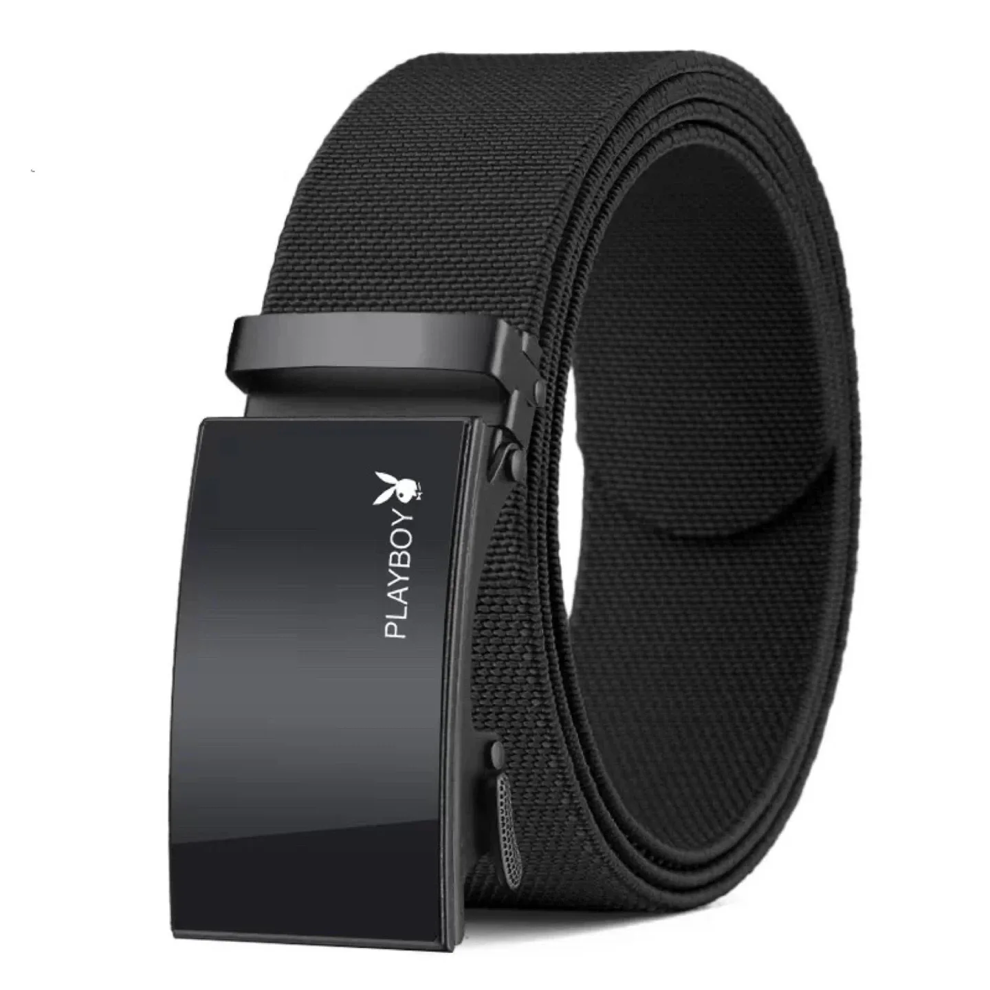 Brand New Playboy Black Leather Belt, 118cm image indicator(2)