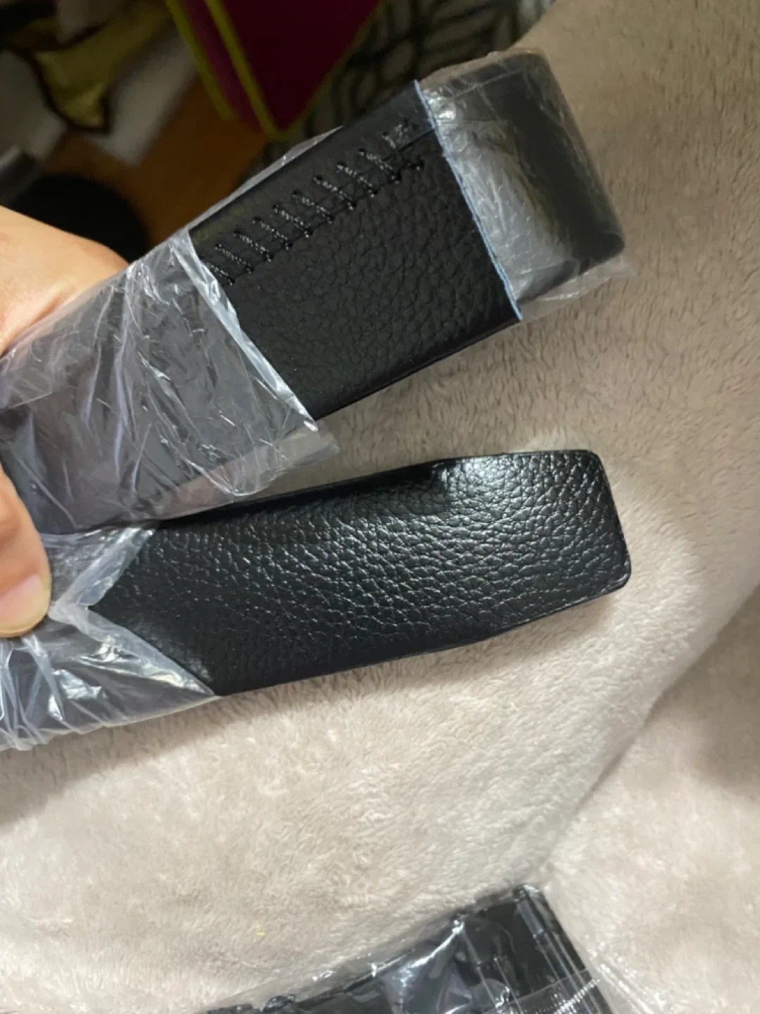 Brand New Playboy Black Leather Belt, 118cm image indicator(3)