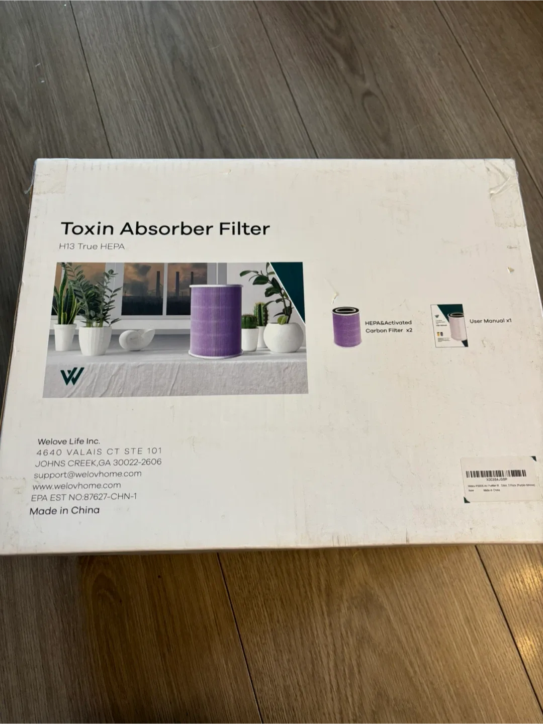 Welov Toxin Absorber H13 True HEPA Filter - New