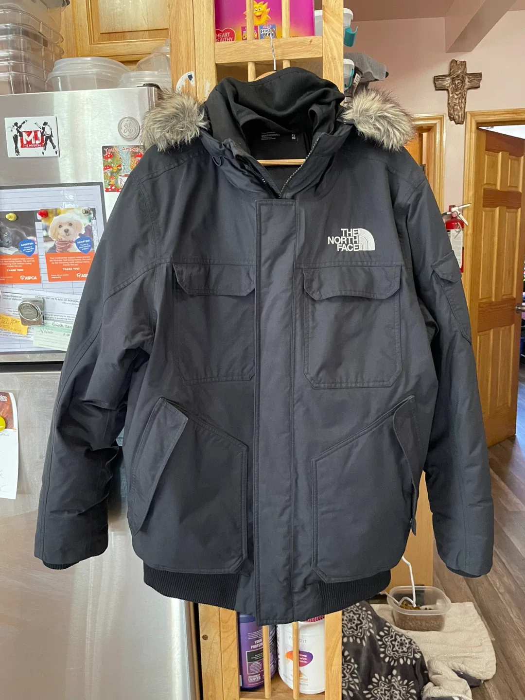 The North Face XL Black Parka thumbnail