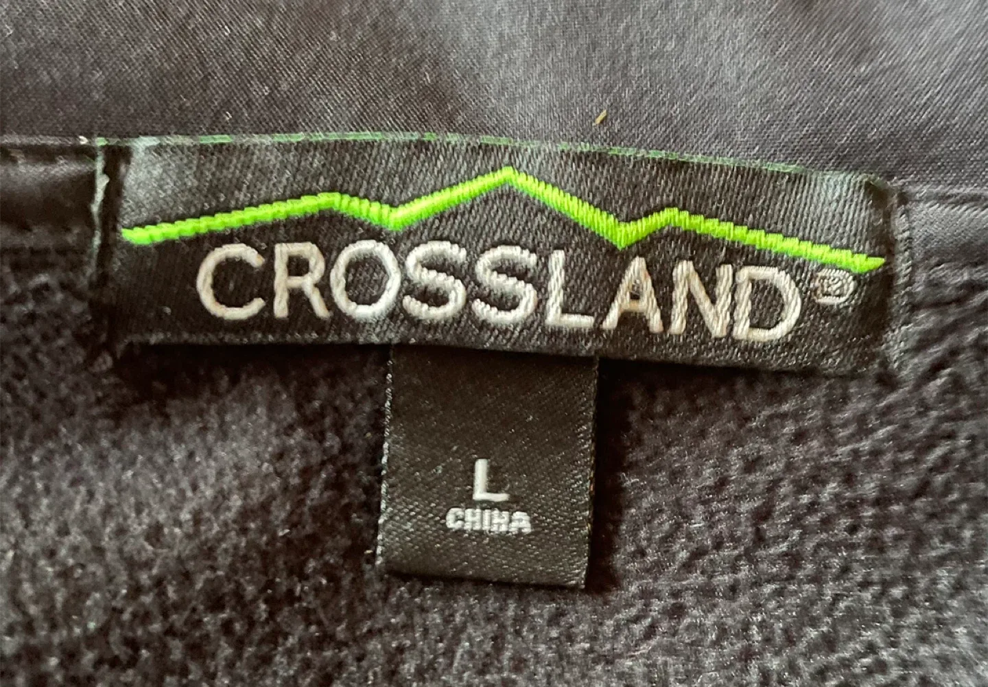 Crossland Black Fleece Lined Jacket - Men’s Size Large. image indicator(3)