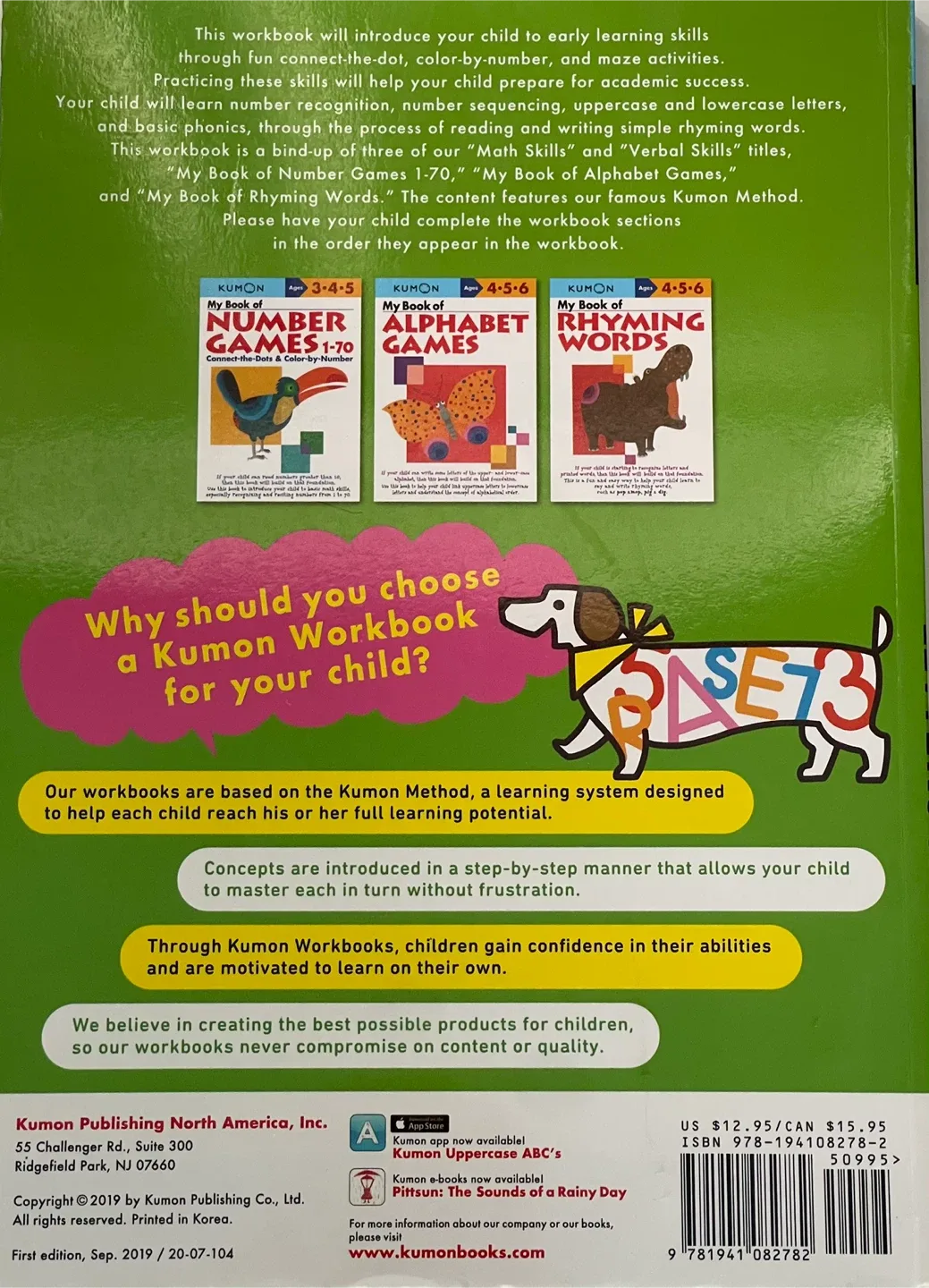 Kumon My Big Book of Numbers, Letters & Words Workbook image indicator(2)