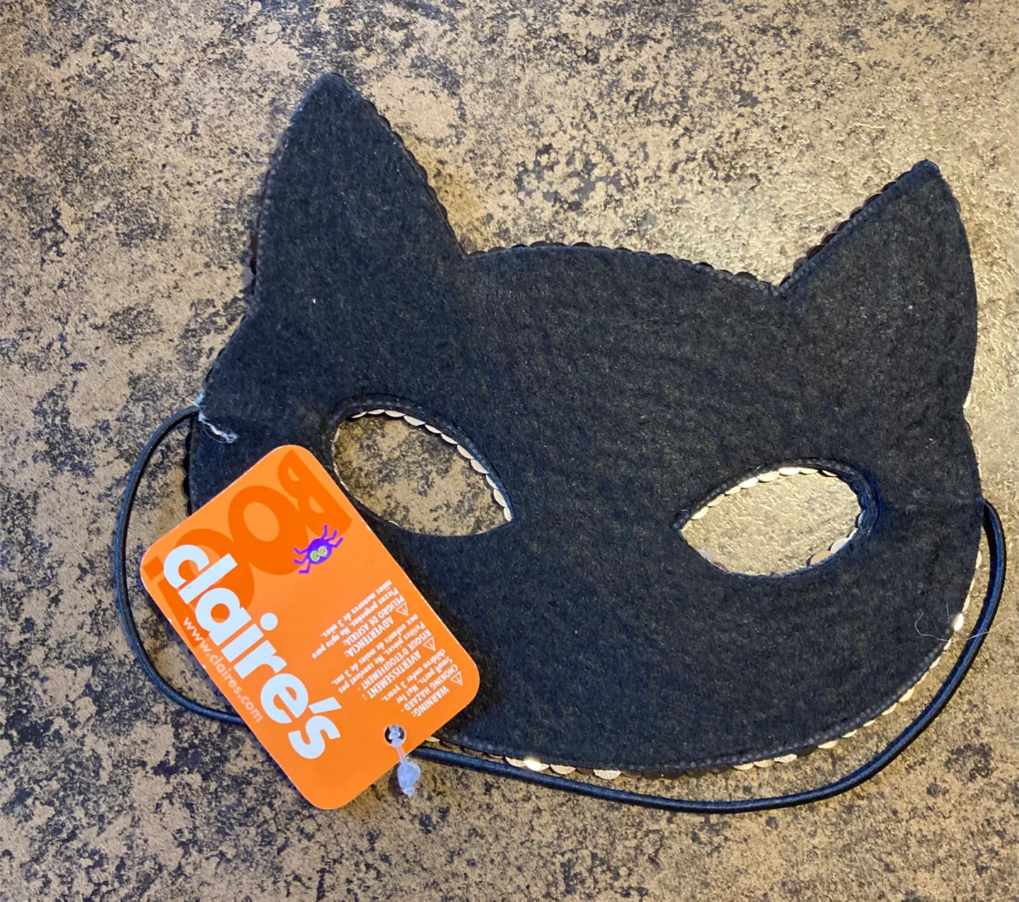 Nine Claire's Cat Masks - Black with Pink Bow - photo 2