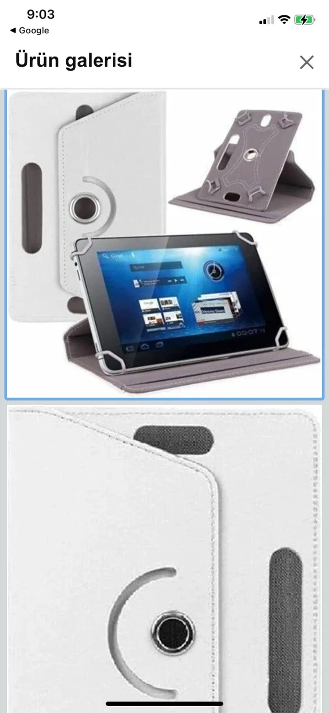 Brand New 10" Tablet Case - White and Grey image indicator(5)